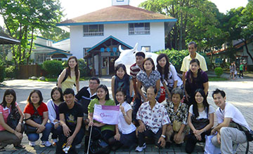 In 2006, we took part in international sightseeing exhibition (Southeast Asia) to invite overseas tourists.